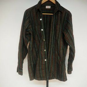 Hathaway Viyella Vintage 1960s 1970s Wool Shirt